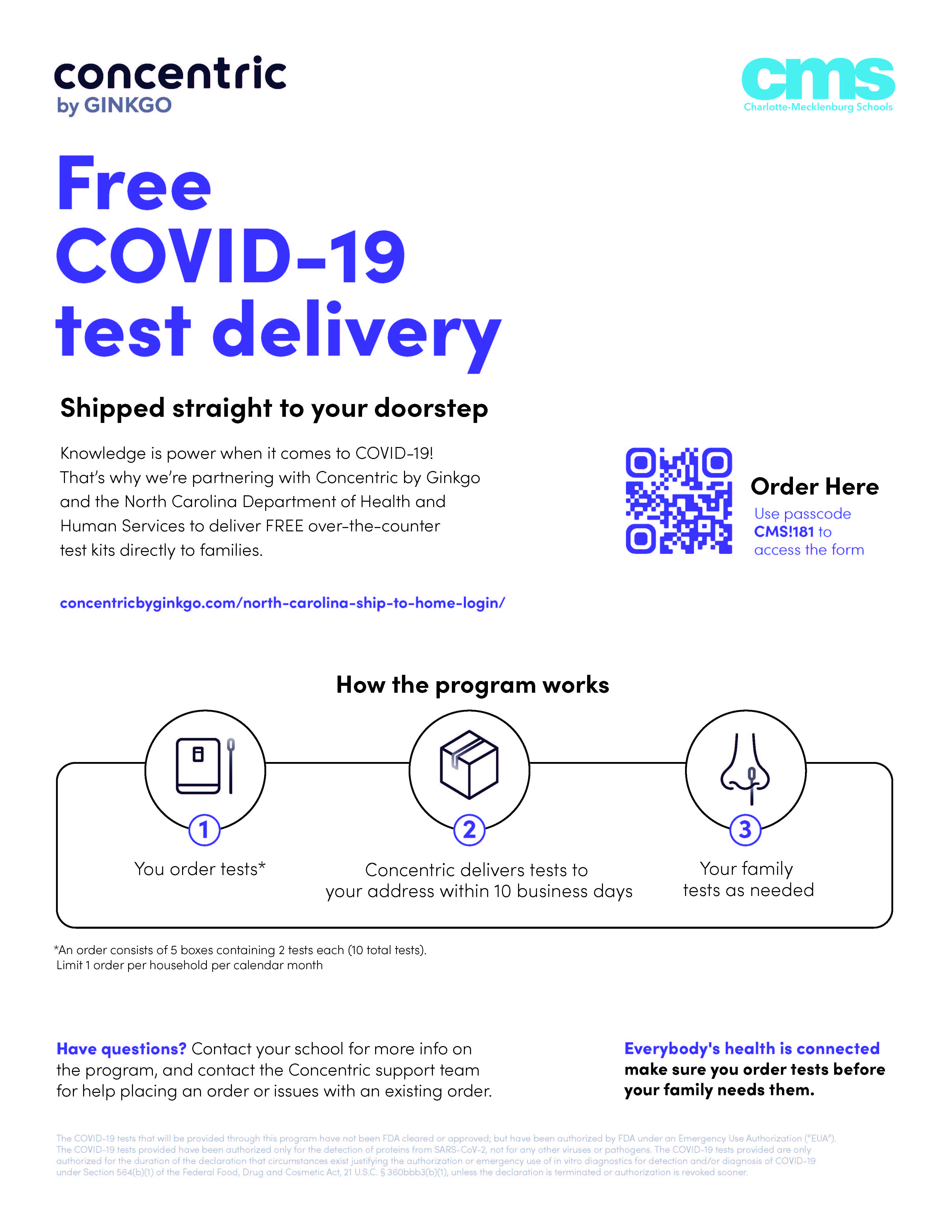  Covid Home Test Kit Flyer
