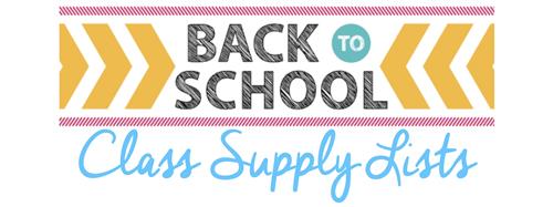 2023-2024 School Supply Lists 